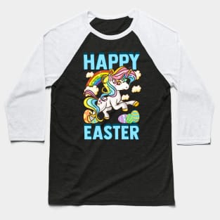 Happy Easter Unicorn Egg Hunt Baseball T-Shirt